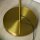 Stehleuchte im Retro-Design, Stehlampe, Stehlampe mit 3 Lampenschirmen, Glas, Gold