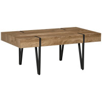 Couchtisch im Industriedesign 105 cm x 60 cm x 42 cm...