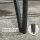 Couchtisch im Industriedesign 105 cm x 60 cm x 42 cm Schwarz + Braun