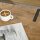 Couchtisch im Industriedesign 105 cm x 60 cm x 42 cm Schwarz + Braun
