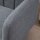 Schlafsofa, 2-Sitzer Stoffsofa, Sofa mit Schlaffunktion, leinenartiges Polyester, Kautschukholz, 173 x 75 x 73 cm, Grau