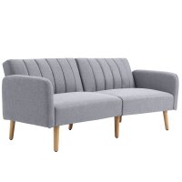 Schlafsofa, 2-Sitzer Stoffsofa, Sofa mit Schlaffunktion,...