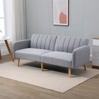 Schlafsofa, 2-Sitzer Stoffsofa, Sofa mit Schlaffunktion,...
