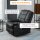 Massagesessel, Relaxsessel, 8 Vibrationspunkte, Liegefunktion, Kunstleder, schwarz, 94x99x99cm