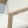 Schaukelstuhl mit Holzrahmen gepolstert Relax Stuhl Sessel Stuhl Wohnzimmersessel Lounge mit gepolsterter Sitzfläche Kautschukholz Cremeweiß 60 x 81 x 71 cm