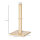Kratzstamm für Katzen Kratzsäule aus Sisal stabiler Kratzbaum Kratz Spielzeug Katze mit Ball 60 cm Spanplatte Sisal Beige+Eiche 34 x 34 x 60 cm