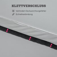 Pole-Dance-Matte, 5 cm dicke runde Kunststoff-Matte für Pole-Dance-Übungen, Gymnastik, Yoga, Hellgrau