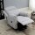 elektrischer Aufstehsessel Sessel mit Aufstehhilfe für Senior Relaxsessel TV Sessel mit schlaffunktion und aufstehhilfe Fernsehsessel Liegefunktion Leinen-Touch Hellgrau 83 x 89 x 102 cm