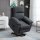 Massagesessel mit Aufstehhilfe, Pflegesessel mit Aufstehhilfe, 8 Vibrationsmotoren, inkl. Fernbedienung, grau