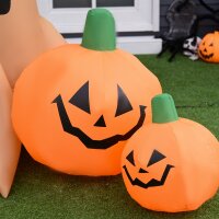 Halloween Aufblasbares Spukgespenst Luftfigur Aufleuchtend Deko 120/ 240 cm (Aufblasbarer Spukbaum)
