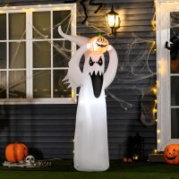 Halloween aufblasbares Gespenst 1,8 m Dekoration mit LEDs...