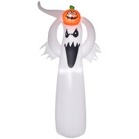 Halloween aufblasbares Gespenst 1,8 m Dekoration mit LEDs...