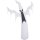 Halloween aufblasbares Gespenst 1,8 m Dekoration mit LEDs IP44 Selbstaufblasender Polyester Weiß 130 x 30 x 180 cm