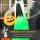 Selbst aufblasendes Spuk Gespenst Geist LED beleuchtet Halloween Dekoration Polyester Weiß 105 x 65 x 180 cm