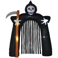 Große Halloween-Gartendekoration...