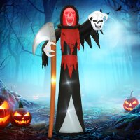 Halloween-Dekoration 3,7 m riesiger Sensenmann mit...