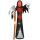 Halloween-Dekoration 3,7 m riesiger Sensenmann mit LED-Beleuchtung Leuchtende Luftfigur für Outdoor