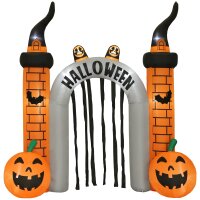 Aufblasbarer Halloween-Torbogen, Kürbis-Design,...