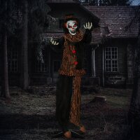 Halloween-Dekoration Horror-Clown mit Spezialeffekten und...