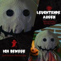 Vogelscheuche Halloween-Dekoration, beweglich, macht Geräusche, batteriebetrieben