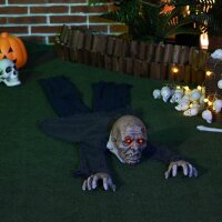 Halloween-Dekoration Zombie, LED-Augen, heult und...