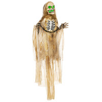 Halloweendekoration, Hängendes Skelett, leuchtender...