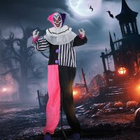 Grusel-Clown Halloween-Dekoration, beweglich,...