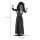 Horrorpuppe, Helloweendeko, gruselige Stimme & Musik, rote Augen, beweglich, 160 cm