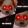 Horrorpuppe, Helloweendeko, aktiviert mit Geräusche/Berührung, rote Augen, Sound, 76 cm