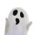 Halloweendekoration, 3 leuchtende Geister, Bewegungssensor, 54 x 10 x 60 cm, Weiß