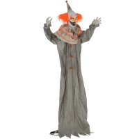Halloweendekoration Clown, biegsame Arme, aktiviert durch...