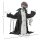 Halloweendeko, Skelett/Zombie, beweglich, Bewegungssensor, LEDs & Sounds, 75 cm