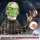 Halloweendekoration Groundbreaker-Skelett, biegsame Arme, leuchtende Augen, unheimliches Heulen
