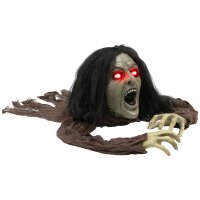 Kriechende Zombie-Dekoration für Halloween, Sounds,...