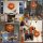 Halloween-Kranz, Grusel-Kürbis-Design, Herbstblätter, Lichteffekte, Kunststoff