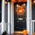 Halloween-Kranz, Grusel-Kürbis-Design, Herbstblätter, Lichteffekte, Kunststoff