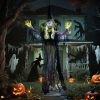 183cm Halloween Dekoration Hängende Halloween Hexe...