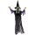 183cm Halloween Dekoration Hängende Halloween Hexe mit LED-Lichter, Soundfunktion verstellbare Arme, Mund