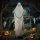 Halloween Deko Sensenmann Outdoor 183cm Animiert Sprechende Halloween Sensenmann mit Leuchtenden Augen gruseligem Sound Halloweendeko Halloween-Dekoration für Tür Garten Party Hof Spukhaus