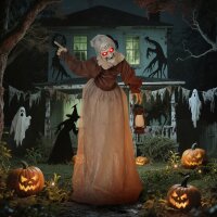 150 cm Halloween Dekoration Halloween Hexe mit...
