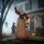 150 cm Halloween Dekoration Halloween Hexe mit LED-Lichter, Soundfunktion verstellbare Arme, Kopf