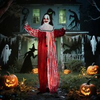 165 cm Halloween Dekoration Halloween Clown mit...