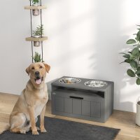 Futterstation für große Hunde, mit 2...