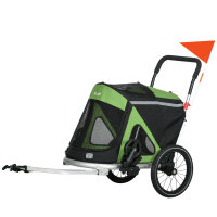 2-in-1 Hundebuggy Hundejogger Fahrradanhänger bis...