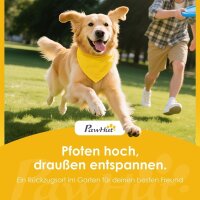 Hundeanhänger Faltbar mit Reflektoren Mesh-Fenster Rädern Tür Sicherheitsflagge für Hunde bis 20 kg 138x70x89 cm Rot