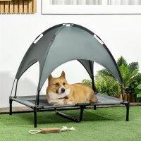 Erhöhtes Hundebett mit Baldachin, Haustierbett,...