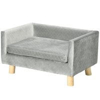 Hundesofa mit Holzbeinen Hundebett Haustiersofa...