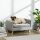 Hundesofa mit Holzbeinen Hundebett Haustiersofa Hundematte für kleine Hunde bis zu 8 kg Samt-Touch Grau 64 x 45 x 36 cm