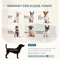 Hundesofa Hundebett Hundecouch aus Samt mit Rückenlehne, Holzbeine, Kissen, bis zu 8 kg 64 x 45 x 36 cm Blau