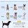 Hundesofa Hundebett aus holländischem Samt Hundecouch mit Rückenlehne, Holzbeine, Kissen Blau